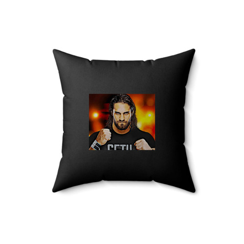 Seth Rollins Wwe Square Pillow Cover