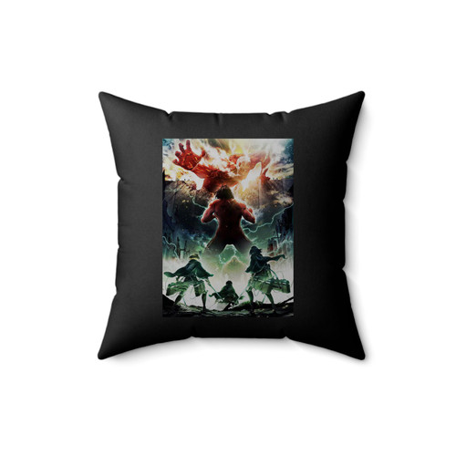 Shingeki No Kyojin Square Pillow Cover
