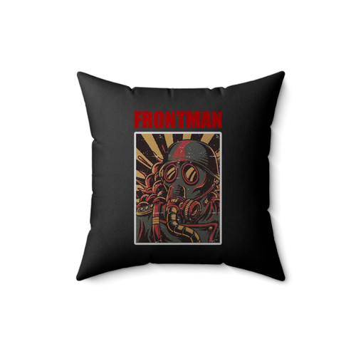 Soldier Gas Mask Army Square Pillow Cover