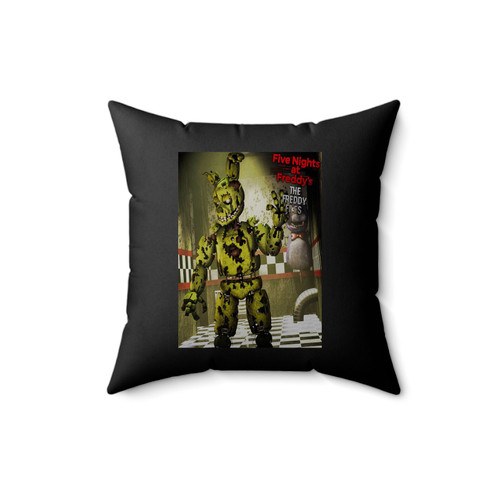 Springtrap In Freddy Files Square Pillow Cover