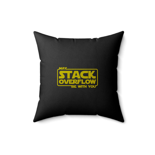 Stack Overflow With You Square Pillow Cover