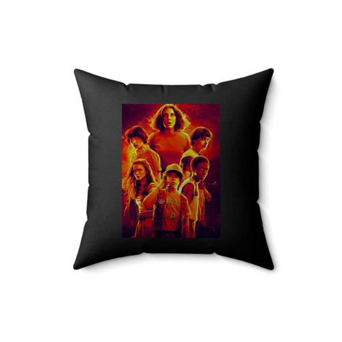 Stranger Things Season 3 Characters Square Pillow Cover