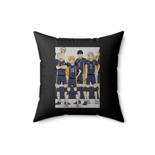 Team Karasuno Haikyuu Square Pillow Cover