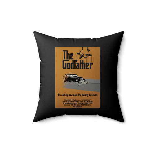 The Godfather Quotes Square Pillow Cover