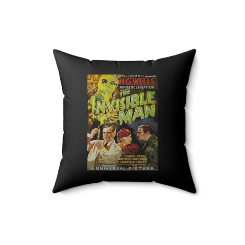 The Invisible Man 1933 Square Pillow Cover