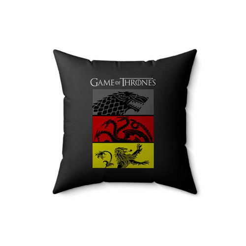 Three Sigils Game Of Thrones Square Pillow Cover