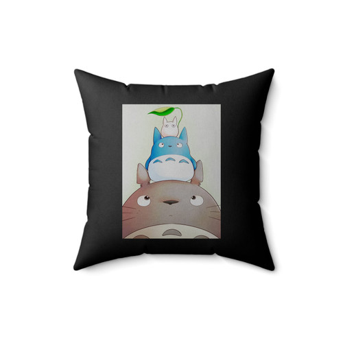 Totoro And Friends Square Pillow Cover