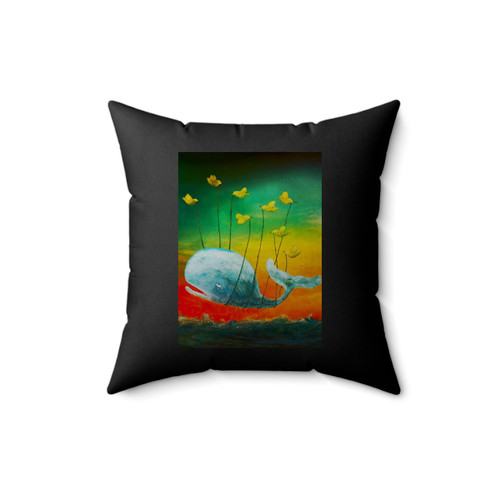 Vintage Awesome Artistic Square Pillow Cover