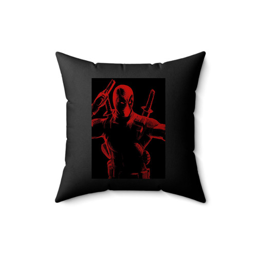 Wade Wilson Gun Square Pillow Cover