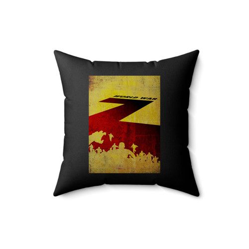 World War Z Illustration Square Pillow Cover