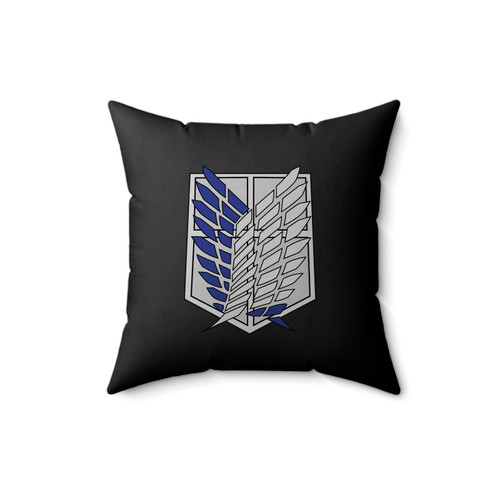 Attack On Titan Logo Wings Square Pillow Cover