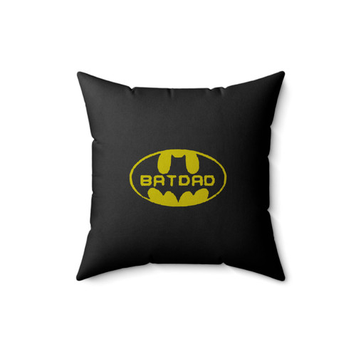 Bat Dad Square Pillow Cover