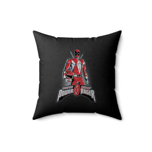Deadpool Power Ranger Movie Parody Square Pillow Cover