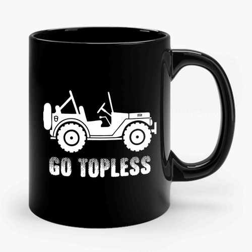 Go Topless Jeep Ceramic Mug