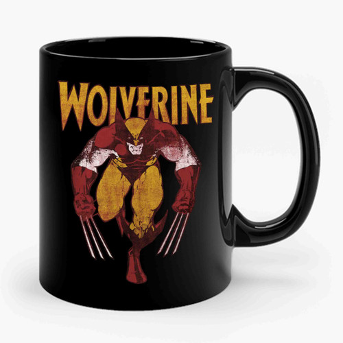 Wolverine On Red Soft Ceramic Mug