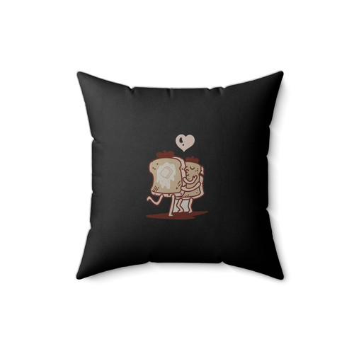 French Toast Square Pillow Cover