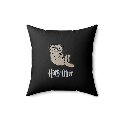 Funny Harry Otter Square Pillow Cover