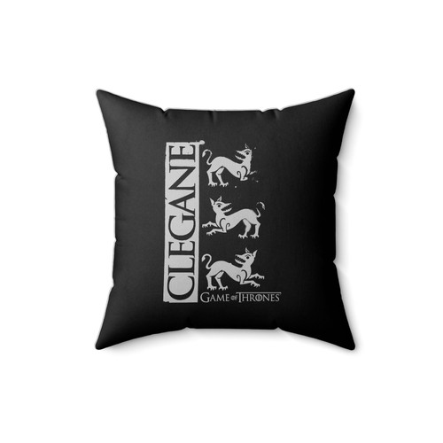 Game Of Thrones Clegane Sigil Square Pillow Cover