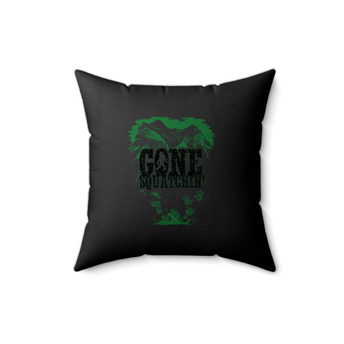 Gone Squatchin Square Pillow Cover
