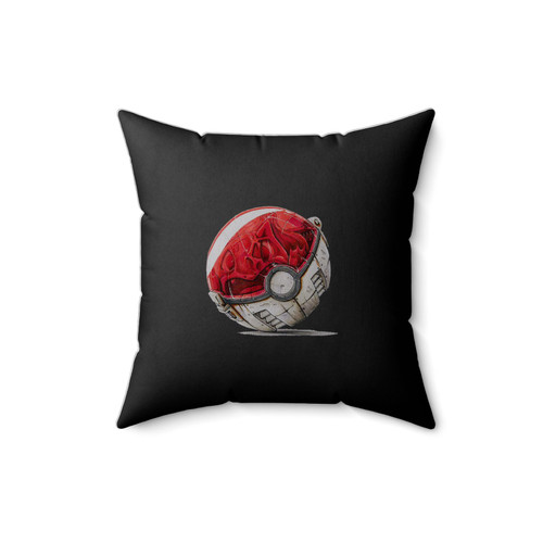 Pokemon Bulbasaur Out From Pokeball Square Pillow Cover
