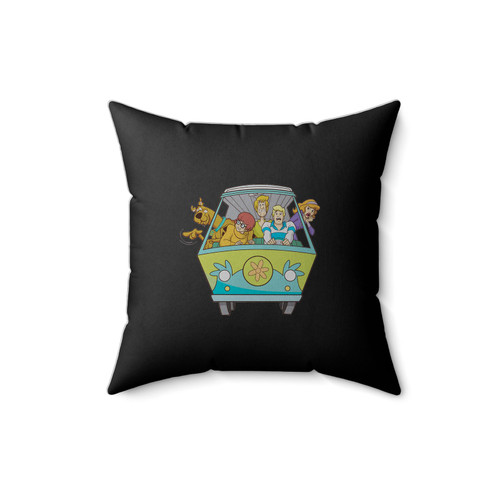 Scoobydoo Mistery Machine Square Pillow Cover