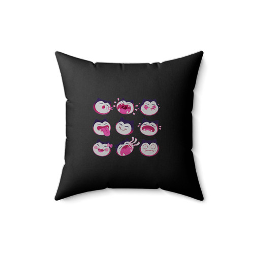 Snorlax Emoji Square Pillow Cover