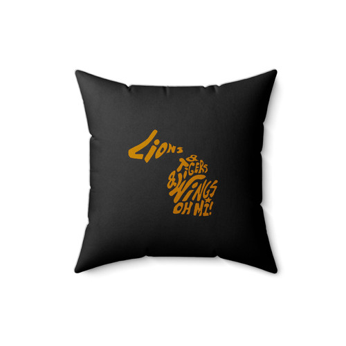 Tigers Wings Oh Mi Square Pillow Cover