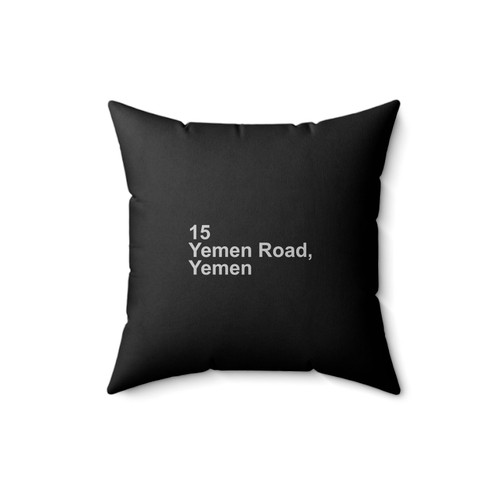 15 Yemen Road Yemen Friends Inspired Chandler Bing Funny Friends Fandom Square Pillow Cover 15 Yemen Road Yemen Friends Inspired Chandler Bing Funny Friends Fandom Square Pillow Cover