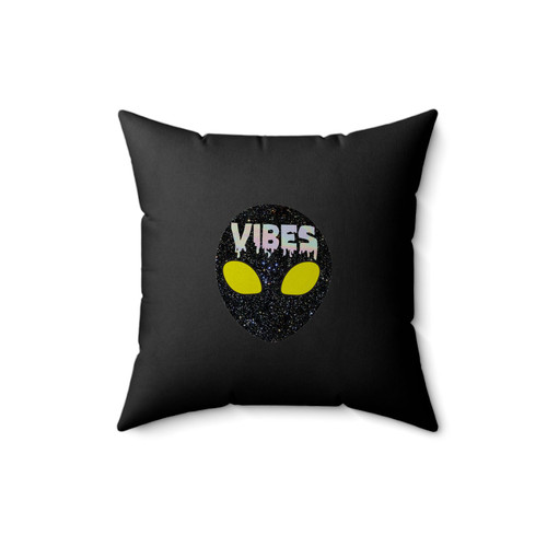 Alien Vibes Galaxy Square Pillow Cover