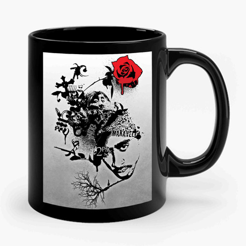 2pac The Rose That Grew From Concrete Ceramic Mug