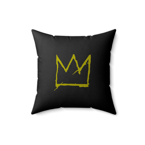 Basquiat Crown Jean Michel Basquiat Andy Warhol New York Tumblr Jay Z Kanye West Square Pillow Cover Basquiat Crown Jean Michel Basquiat Andy Warhol New York Tumblr Jay Z Kanye West Square Pillow Cover
