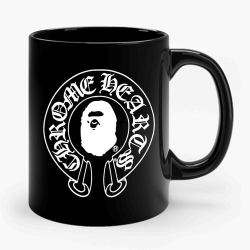 A Bathing Ape X Chrome Hearts Ceramic Mug
