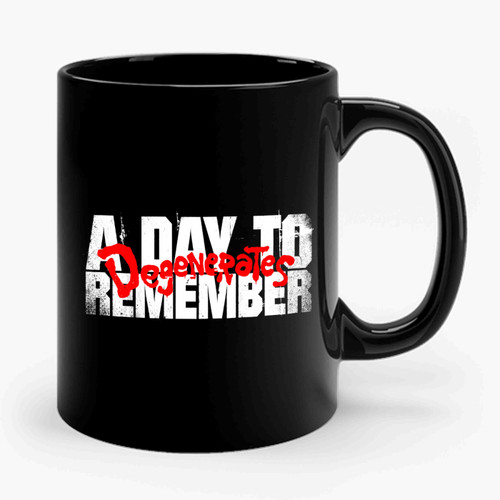 A Day To Remember Degenerates Logo  Ceramic Mug