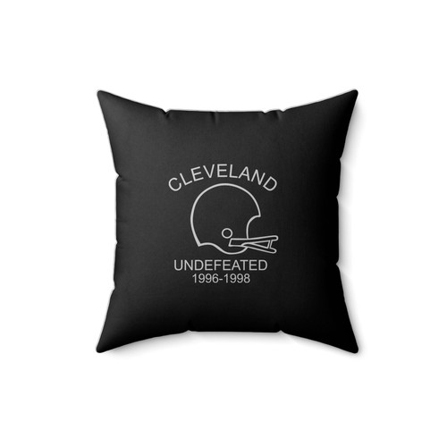 Cleveland Undefeated 1996-1998 Cle Vintage Square Pillow Cover