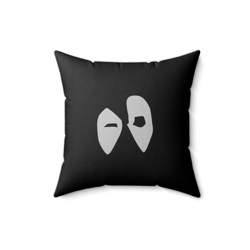 Deadpool Adult Neck Tee- Eye Square Pillow Cover