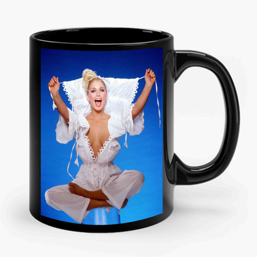 Actress Amazing Blonde Heather Thomas Ceramic Mug
