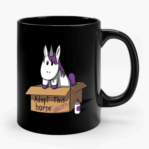 Adopt This Cute Unicorn  Ceramic Mug