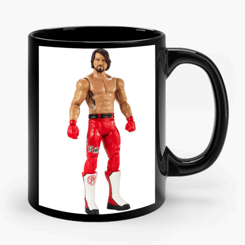 AJ Styles Action Figure Ceramic Mug