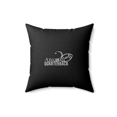 Gender Reveal Team Quarterback Square Pillow Cover