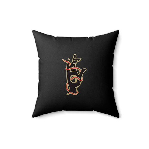 Hand Red String Of Fate Square Pillow Cover