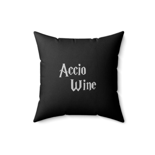 Harry Potter Accio Wine Square Pillow Cover