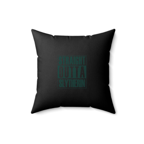Harry Potter Slytherin Straight Outta Slytherin Hogwarts Square Pillow Cover