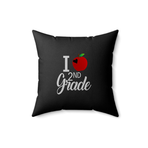 I'm Apple 2Nd Grade Teacher Teaching Square Pillow Cover