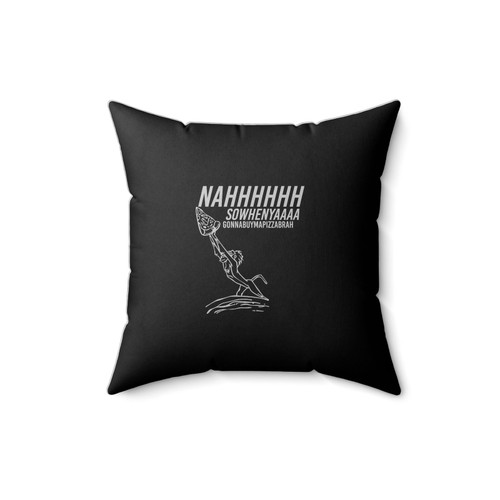 Lion King Funny Pizza Nahhhhh Sowhenyaaa Gonnabuymapizzabrah Brah Monkey Pizza Simba Square Pillow Cover