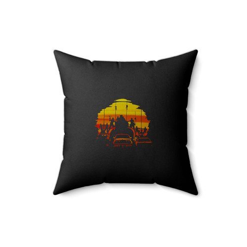 Mad Max Fury Road Warboys The Road Warrior Sunset Square Pillow Cover