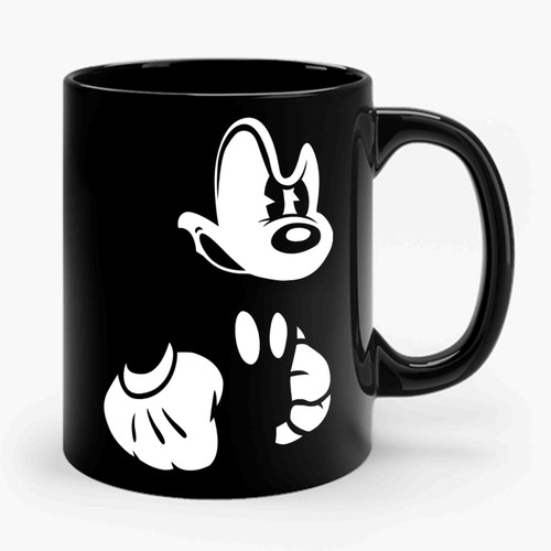 angry mickey mouse Ceramic Mug