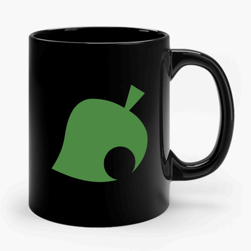 Animal Crossing Leaf Ceramic Mug
