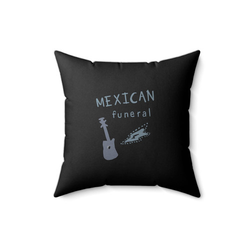 Mexican Funeral Square Pillow Cover