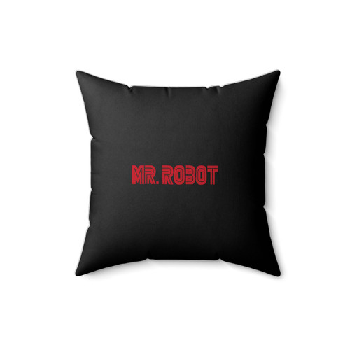 Mr Robot Tv Show Hacker Computer Programmer Gamer Fsociety Square Pillow Cover