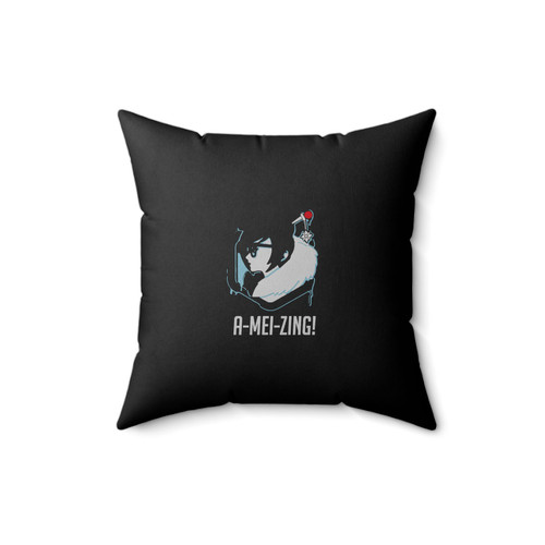 Overwatch Mei Blizzard Mei Hearthstone World Of Warcraft Video Games Gaming Gamer Nerdy Square Pillow Cover